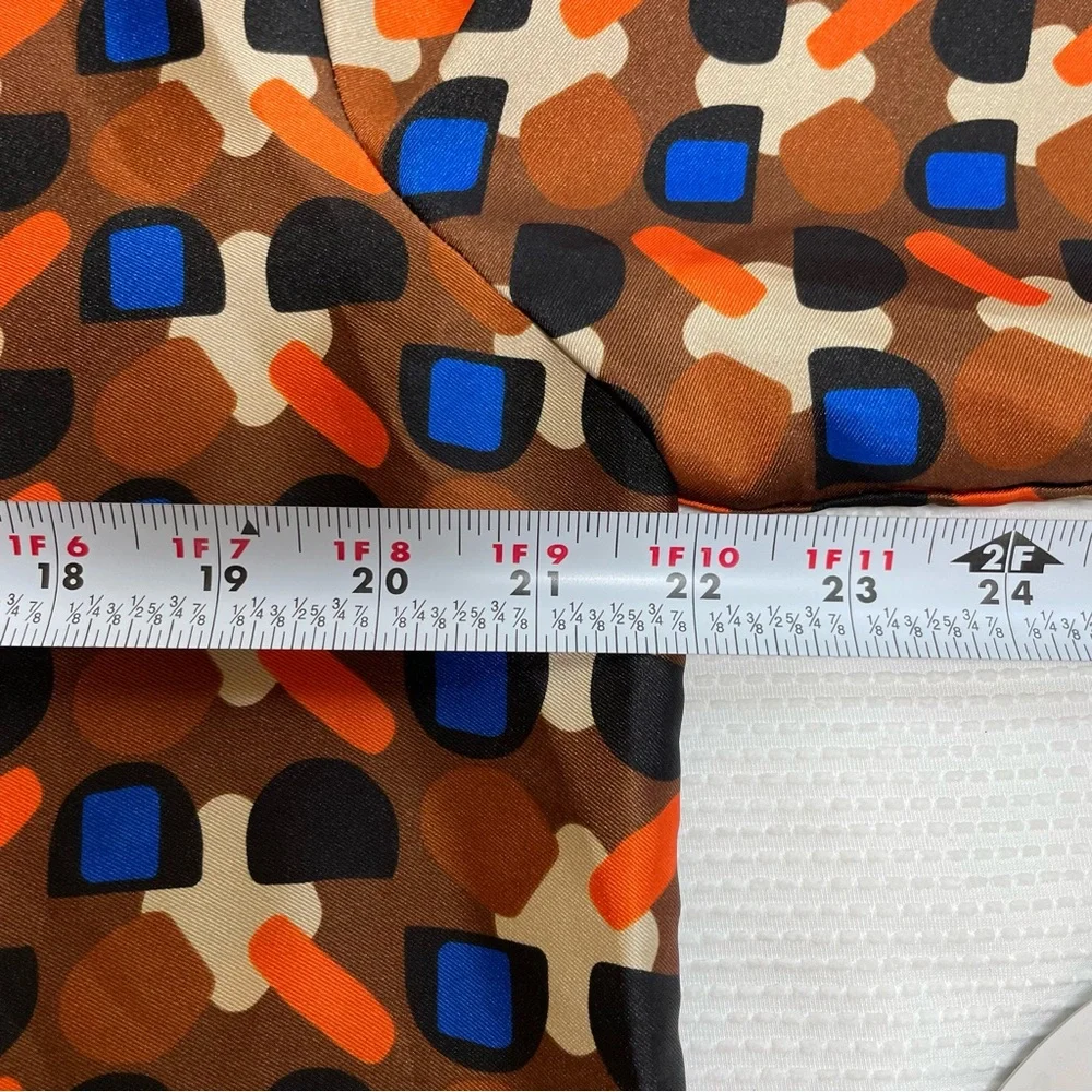 Zara Multicolor Geometric Blouse - Picture 8 of 13